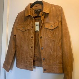 Women’s Lucky Brand leather jacket
